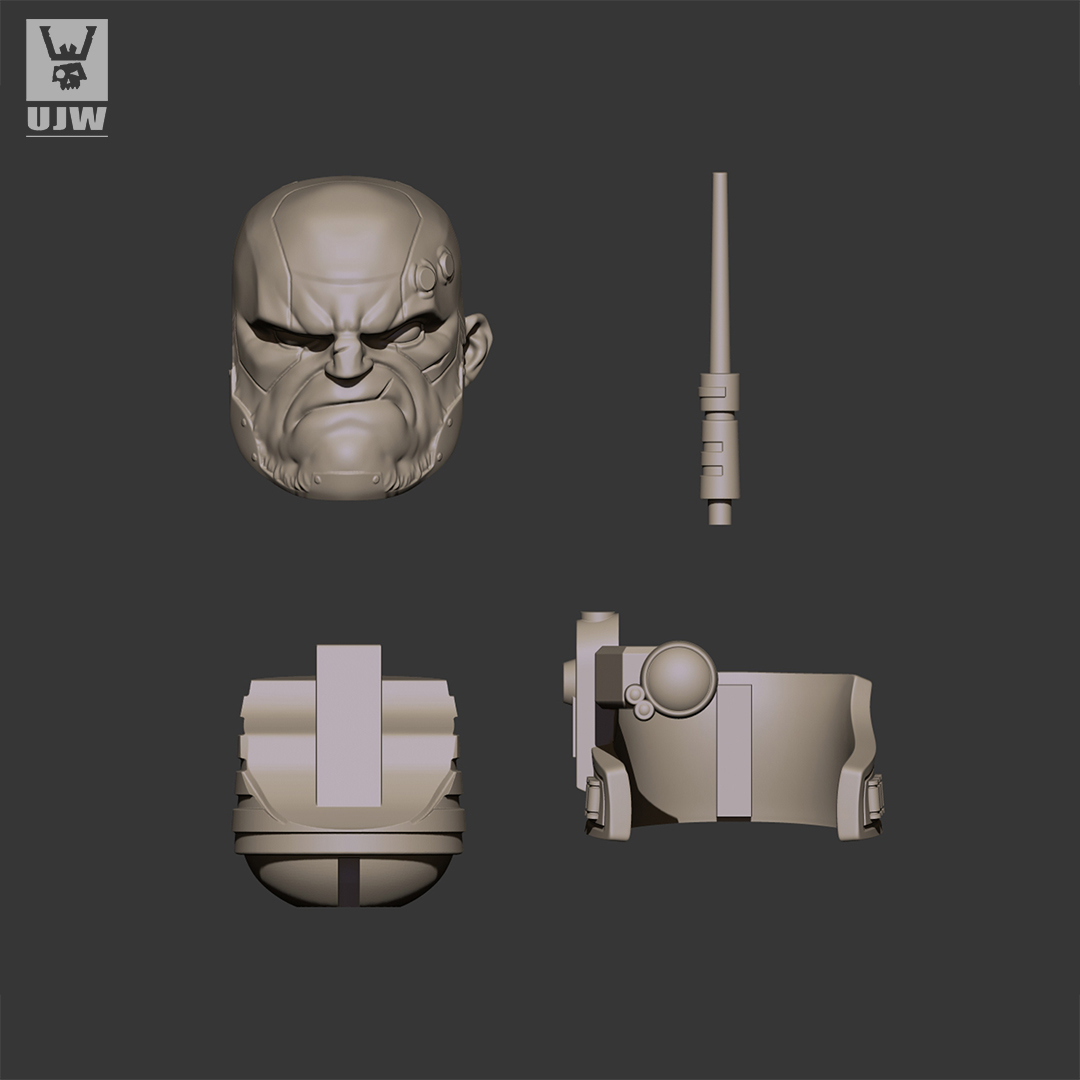 fw41:1/18 warhammer style custom headscuplt a fw41:1/18 warhammer style custom headscuplt a