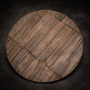 uj13:the circular platform(fine wood pattern)