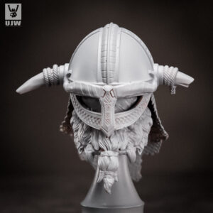 fw115:9 inch the barbarian warrior head+helmet