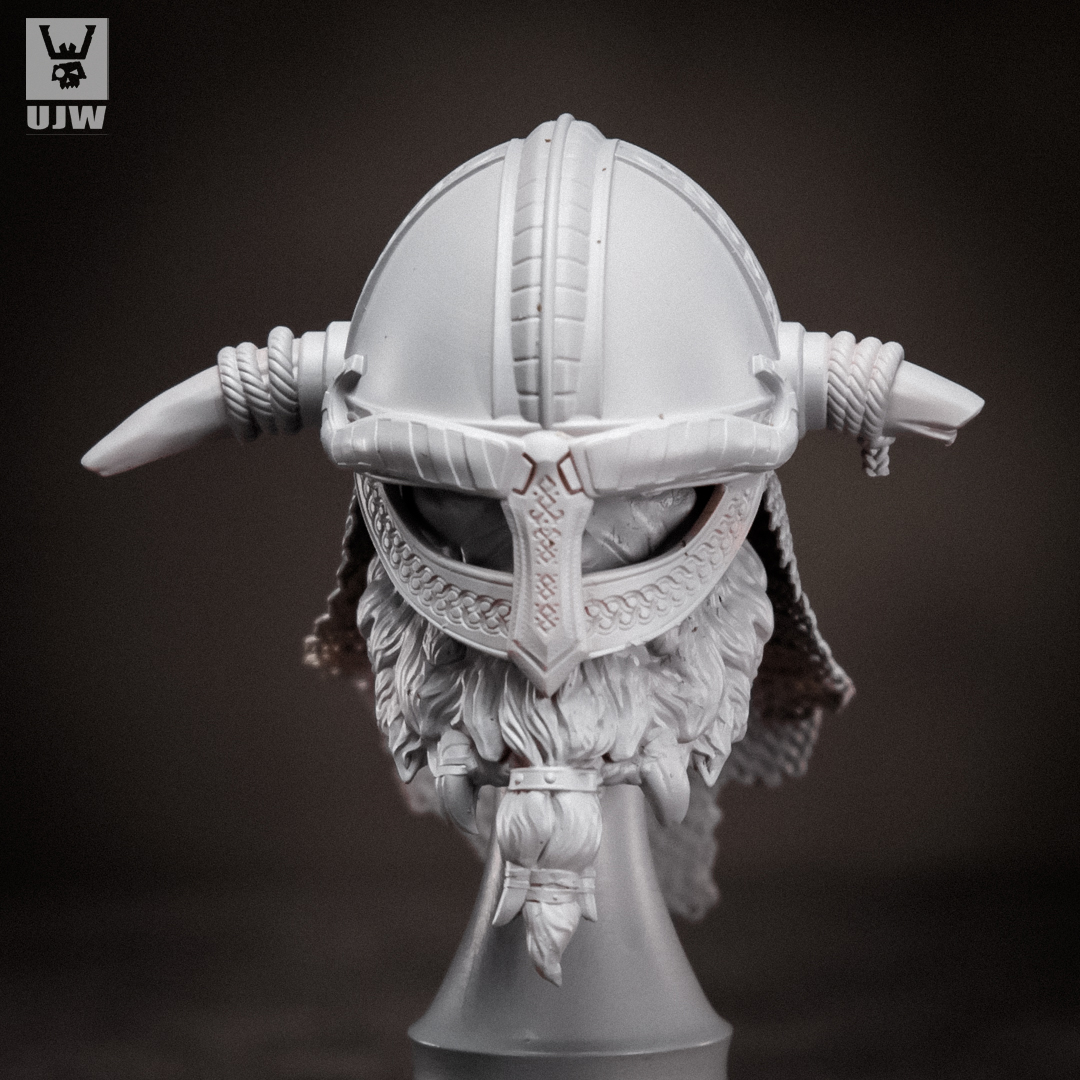 fw115:9 inch the barbarian warrior head+helmet fw115:9 inch the barbarian warrior head+helmet