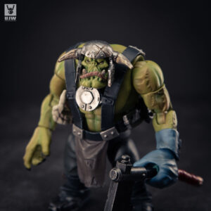 fw132:1/18 warhammer style custom the orc head for joytoy
