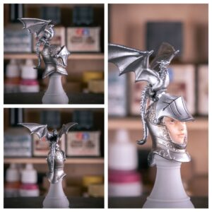 fw183:the female knight dragon helmet